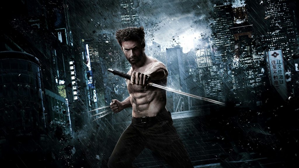 hugh jackman as wolverine in The Wolverine [2013]