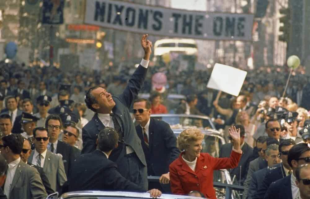 Pat Nixon and Richard Nixon in The Untold History of the United States (2012)